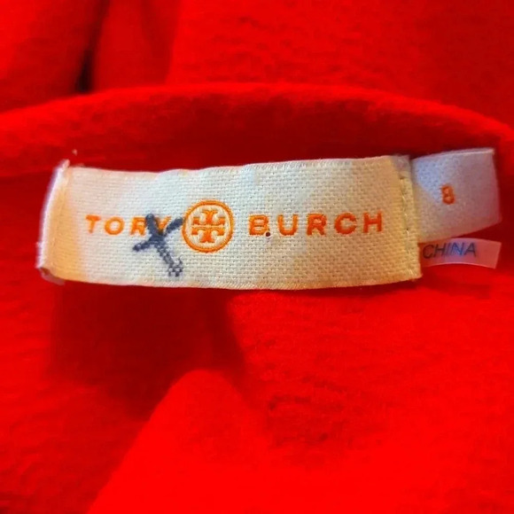 Tory Burch Keyhole Red Blouse - Picture 6 of 6